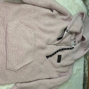 PINK Sherpa hoodie